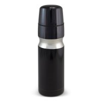 Contour Stainless Steel Vacuum Flask Black