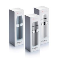 Contour Stainless Steel Vacuum Flask Retail Packaging