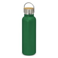 Nomad Eco Vacuum Bottle - Stainless Steel with a Bamboo Veneer Dark Green