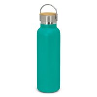 Nomad Eco Vacuum Bottle - Stainless Steel with a Bamboo Veneer Teal