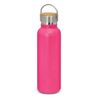 Nomad Eco Vacuum Bottle - Stainless Steel with a Bamboo Veneer Pink