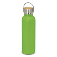 Nomad Eco Vacuum Bottle - Stainless Steel with a Bamboo Veneer Bright Green
