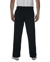 Gildan Open Bottom Sweatpant Black L