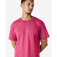 Cotton Crew Neck Heliconia Thick T-Shirts