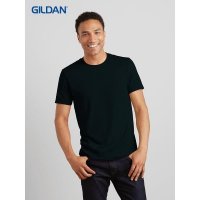 Black Gildan Softstyle T-Shirts