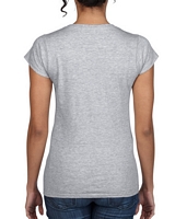 Gildan Softstyle Ladies' V-Neck T-Shirt RS Sport Grey M