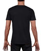 Gildan Sofystyle Adult V-Neck T-Shirt Black S