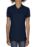 Gildan Premium Cotton  Ladies Double Pique Sport Shirt Navy XL