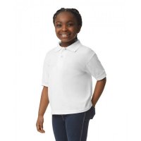 DryBlend Gildan Polo Shirts White