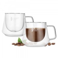 Glass Diamond Coffee Cups