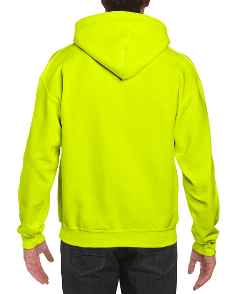 Gildan Dryblend Adult Hooded Sweatshirt Safety Green XL