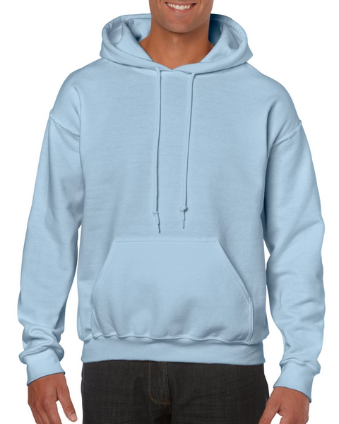 Gildan Heavy Blend Adult Hooded Sweatshirt Light Blue L