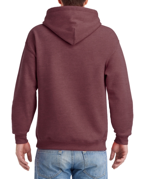 Gildan Heavy Blend Adult Hooded Sweatshirt Heather Sport Dark Maroon L