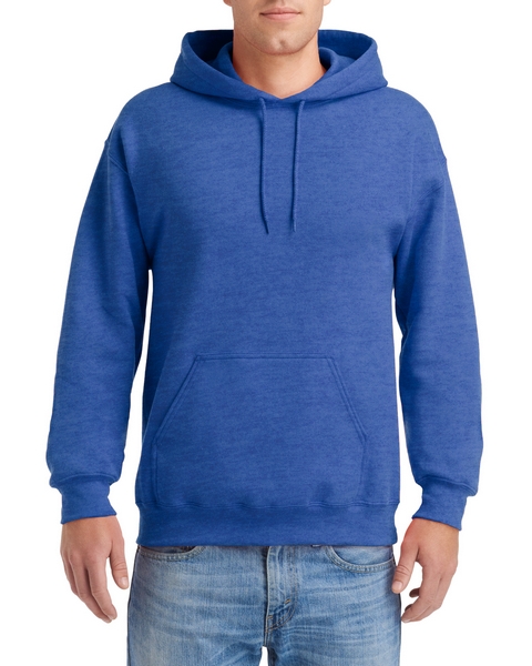 Gildan Heavy Blend Adult Hooded Sweatshirt Heather Sport Royal XL