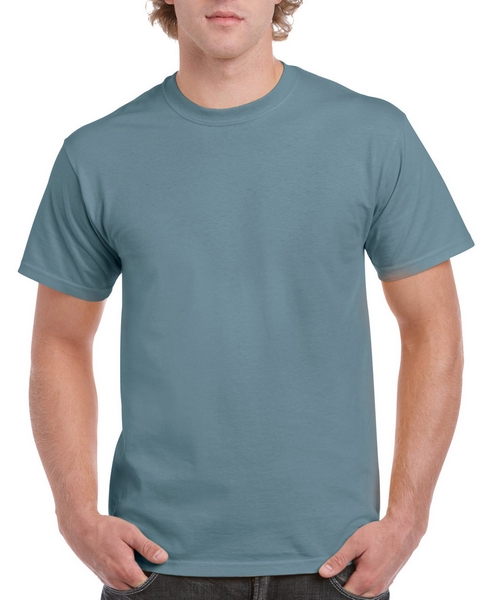 Gildan Ultra Cotton Adult T-Shirt Stone Blue S