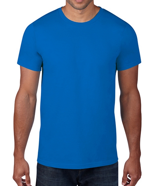 Anvil Adult Black Label T-Shirt Royal Blue XL