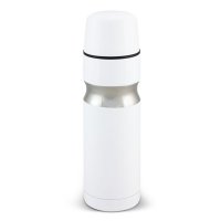Contour Stainless Steel Vacuum Flask White