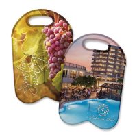 Neoprene Double Wine Cooler Bags - Full Colour