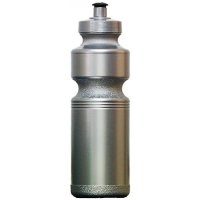 Sports Bottle BPA FREE Silver Triathlon Style (SQ0431Sil)